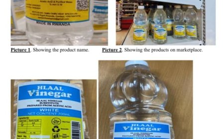 Rwanda FDA Suspends Operations of Two Vinegar-Producing Companies Over Safety Concerns