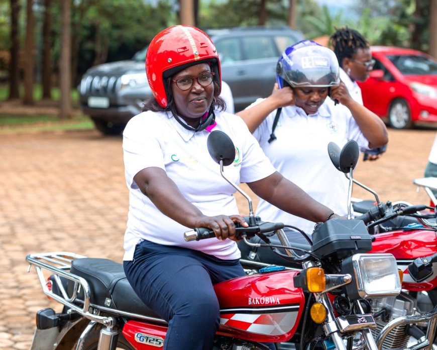 10 Women Empowered with Motorcycles by Centre Marembo Commit to Transforming Their Lives