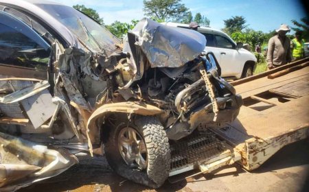Uganda Three Generals and Minister Injured in Car Accident