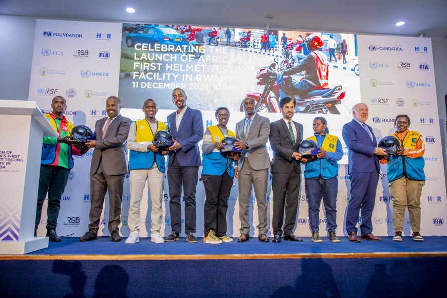 Rwanda Unveils Helmet Testing Facility as Part of the ‘Tuwurinde’ Initiative
