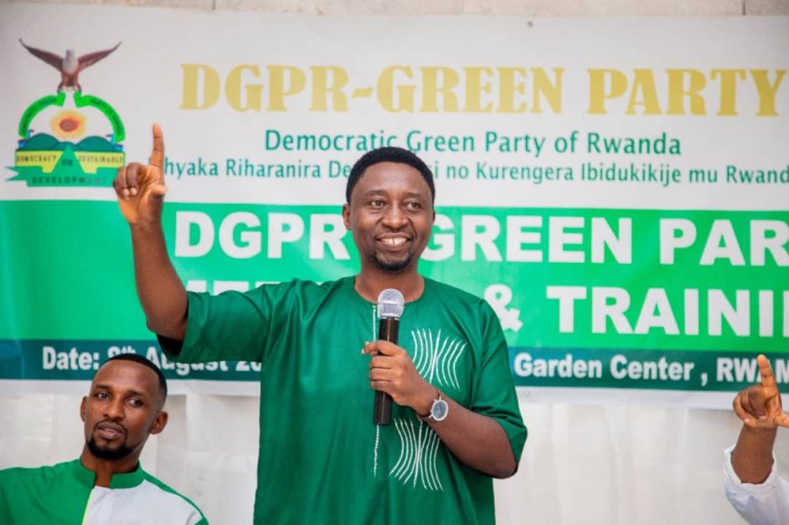Rwamagana: Abarwanashyaka ba Green party bibukijwe guharanira kwiteza imbere.