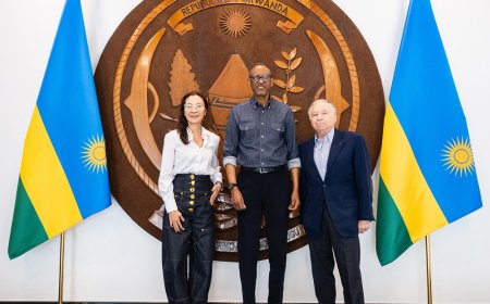 Perezida Kagame yakiriye Michelle Yeoh wamamaye muri filimi na Jean Todt wa Loni