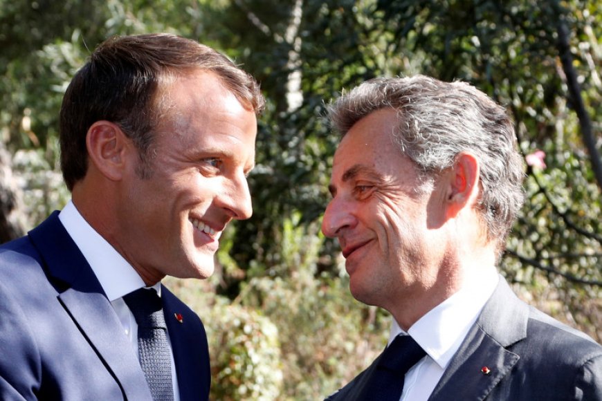 Sarkozy mbere yo kujya gufungwa yabanje gusezera Macron