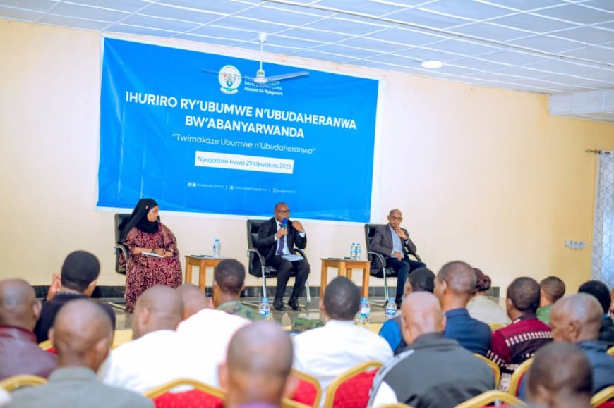 Nyagatare:Abagize ihuriro ry'Ubumwe n'Ubudaheranwa bw'Abanyarwanda bagaragaje icyatuma bugerwaho 100%