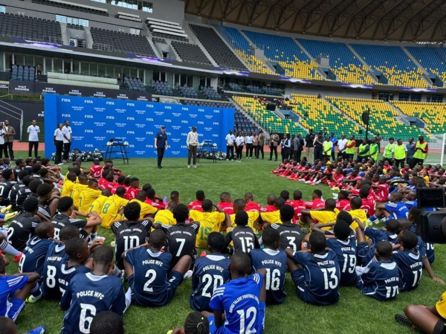 Perezida Kagame na Infantino bitabiriye FIFA Football Clinic/Festival