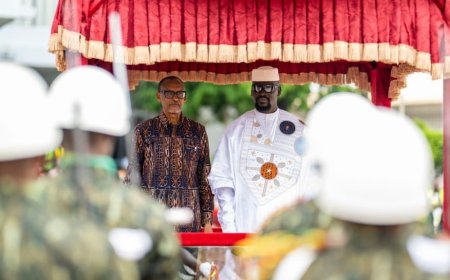 Perezida Kagame yashimiye Doumbouya watorewe kuyobora Guinée