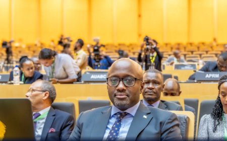 Min. Nduhungirehe, Donald Trump na Tshisekedi bahuriye mu Busuwisi