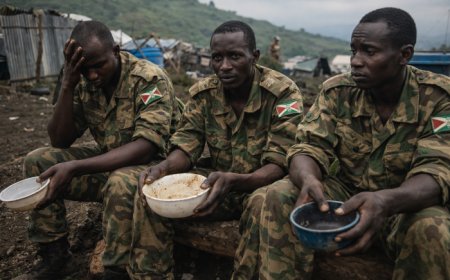 DRC: Abasirikare b’u Burundi barataka inzara n’umwanda ubarembeje