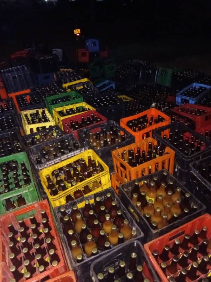 KIGALI: Polisi yafashe inzoga zitujuje ubuziranenge litiro zirenga ibihumbi 17000